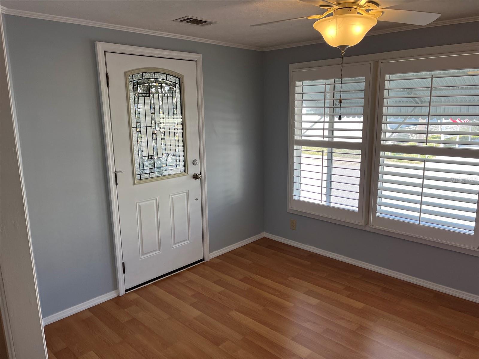 Florida room front door.