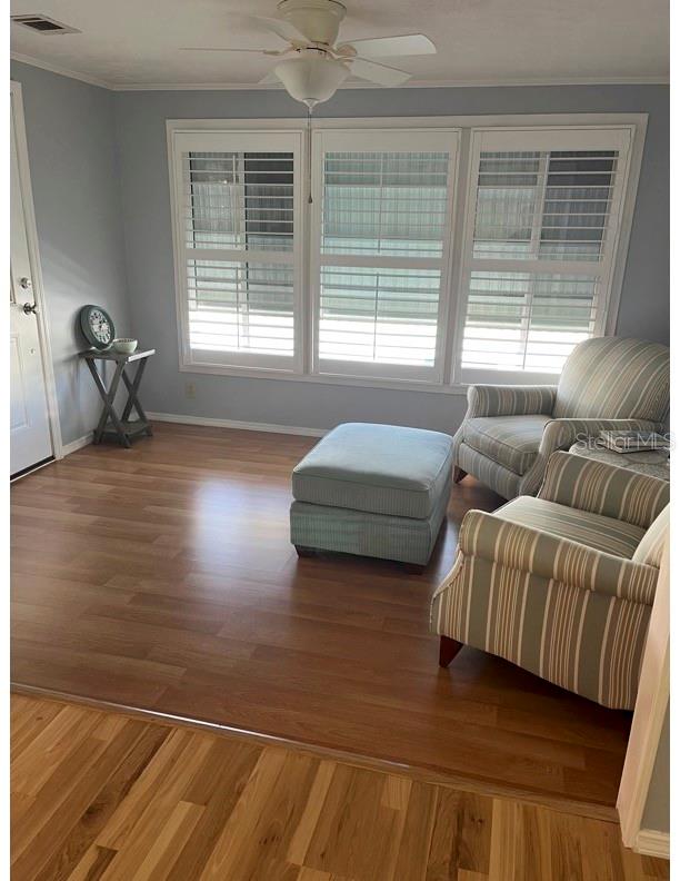 Florida room at front of home.