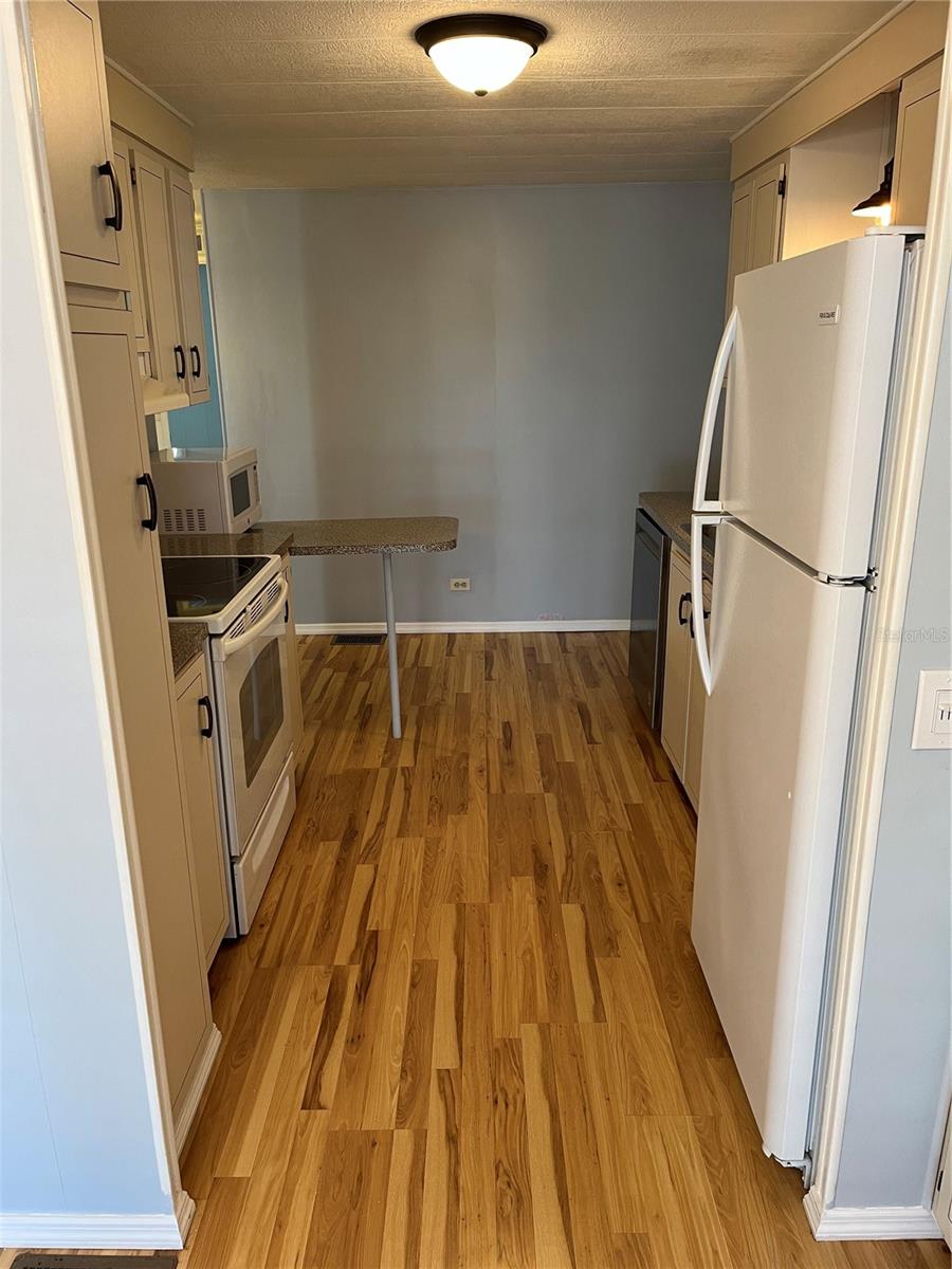 Kitchen from dining room