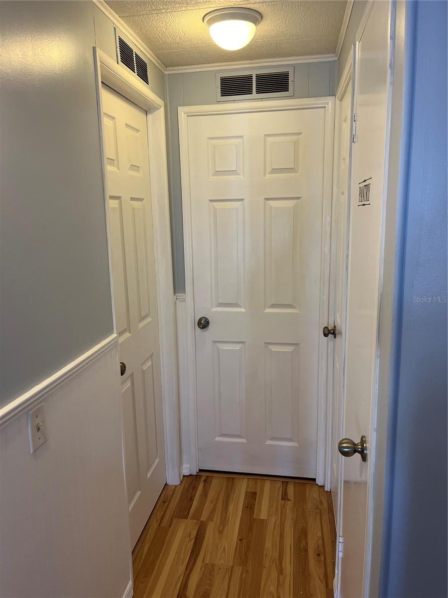 Hall to bedrooms and main bath.