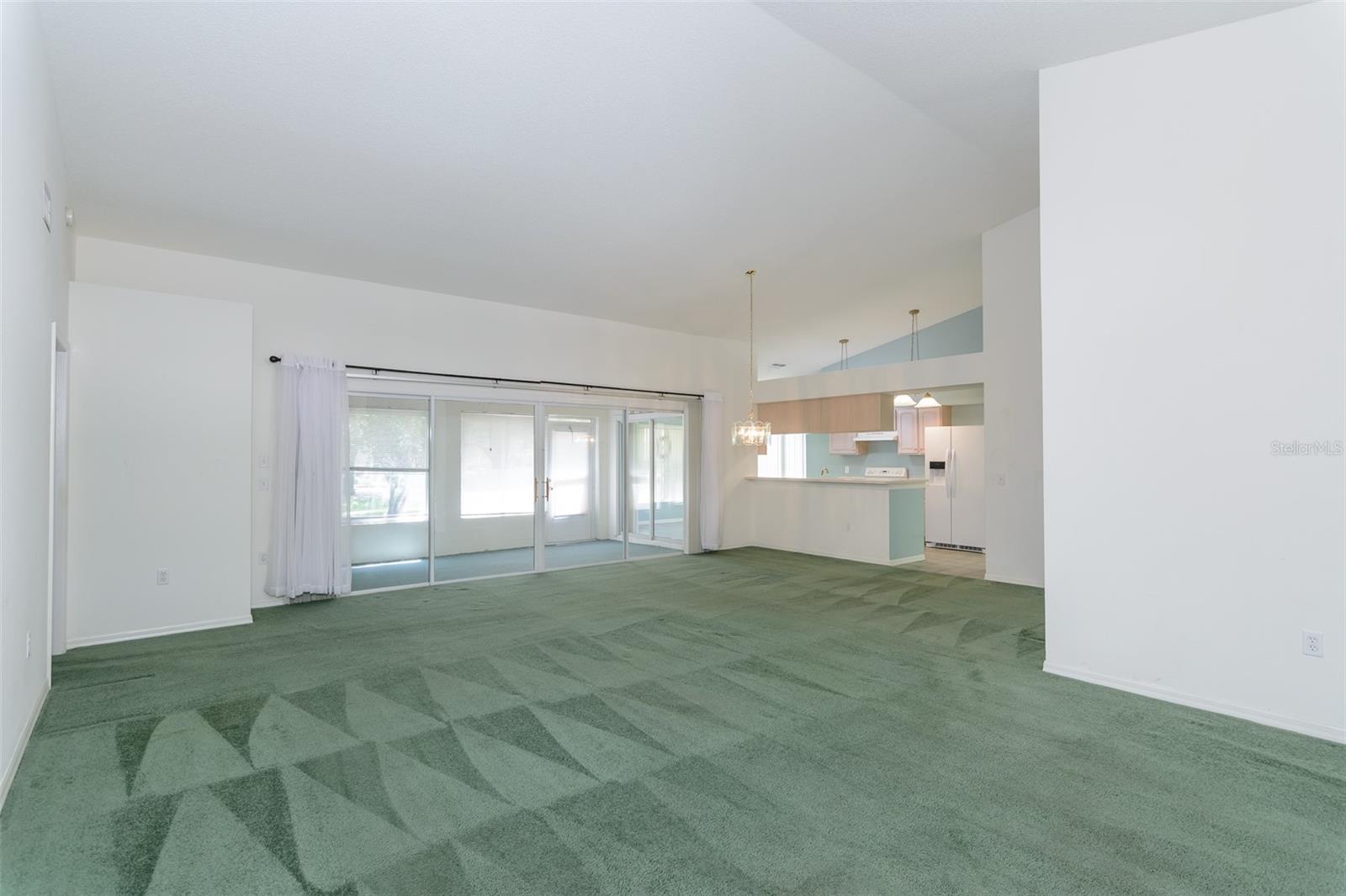 Sliding Glass Doors to enclosed Porch