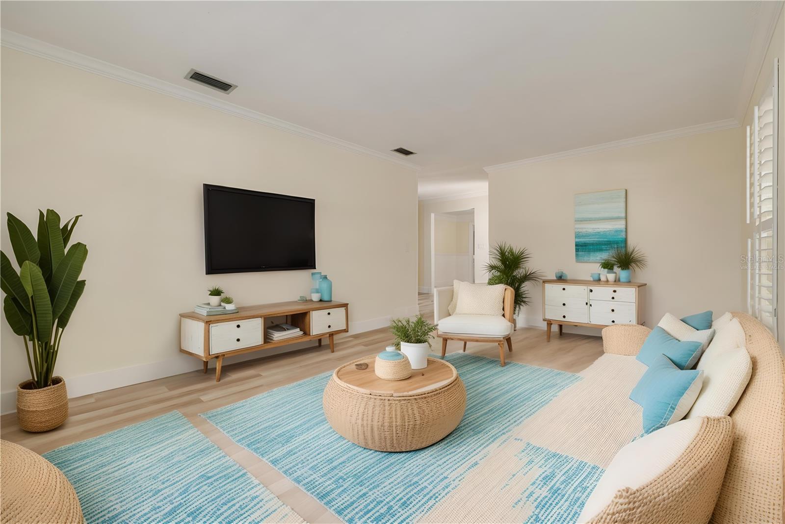 Living Rm. Virtually Staged