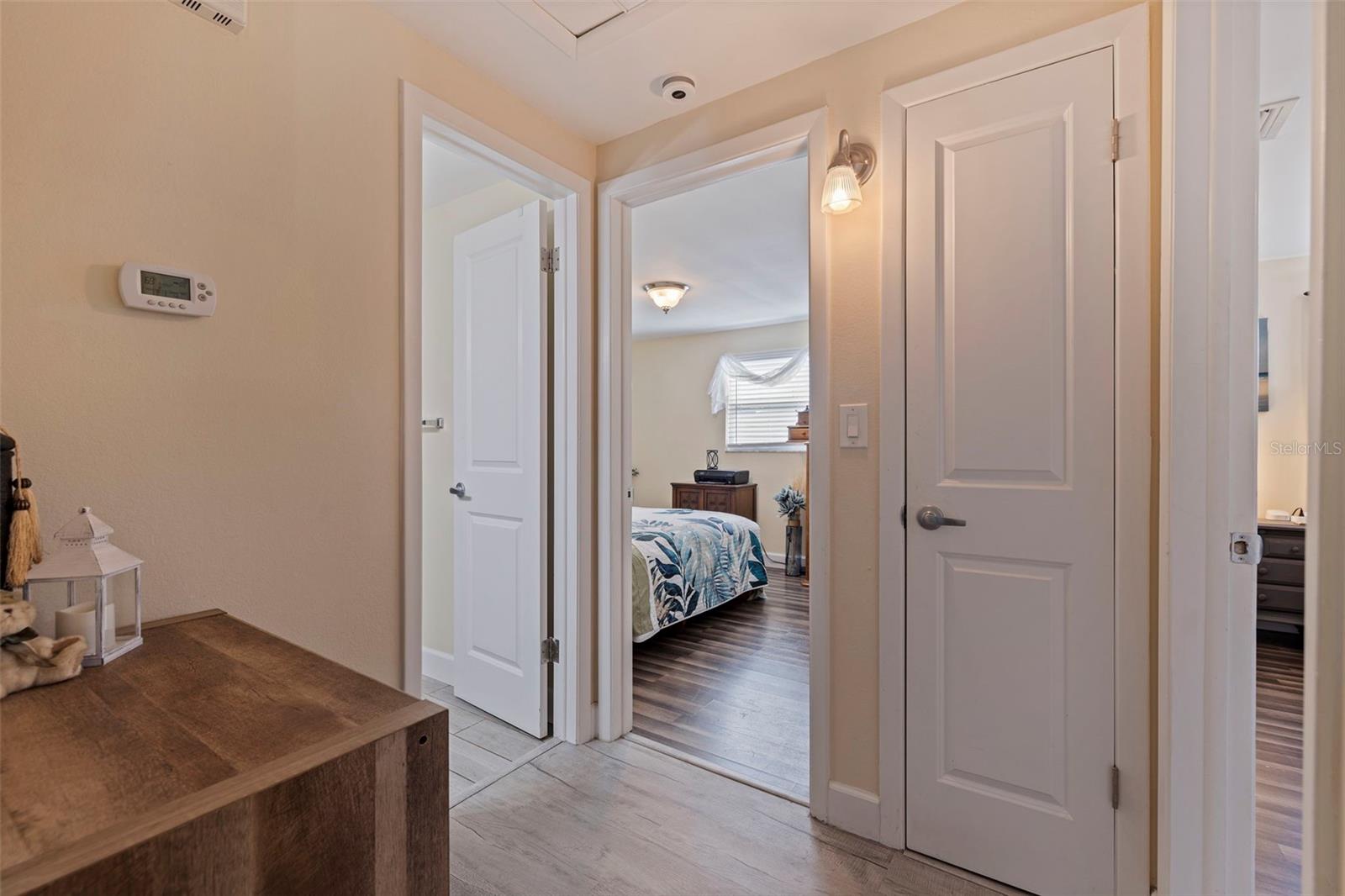 Guest room hallway