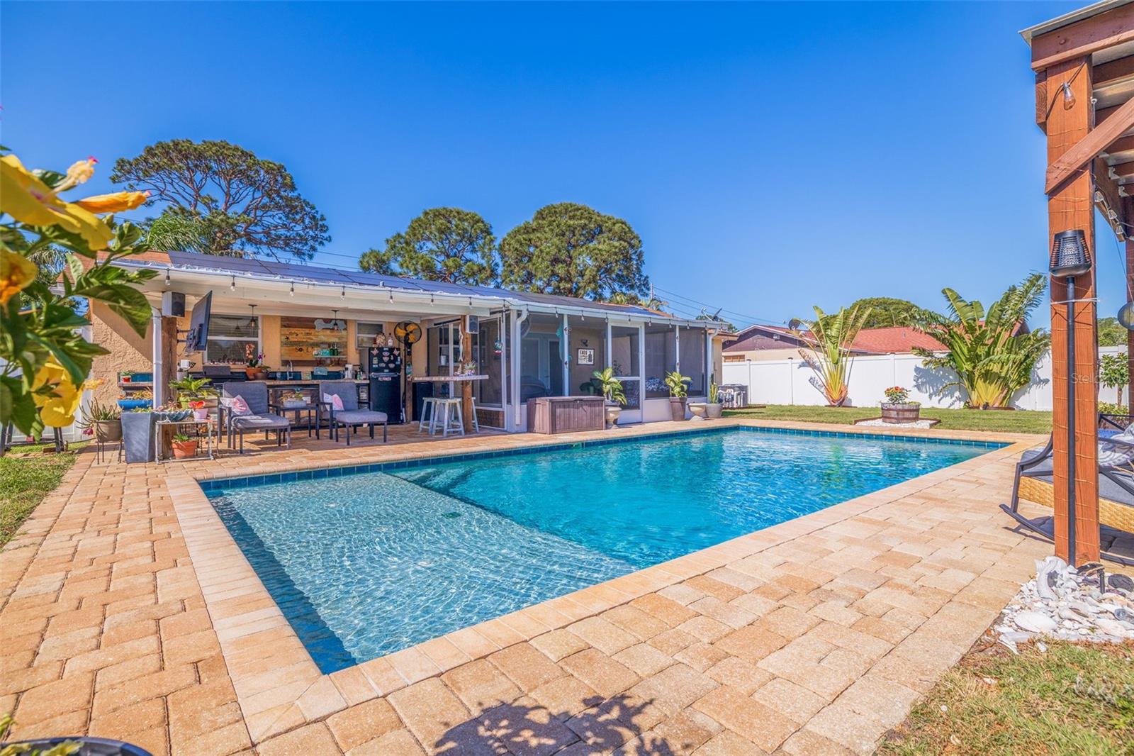 Heated pool