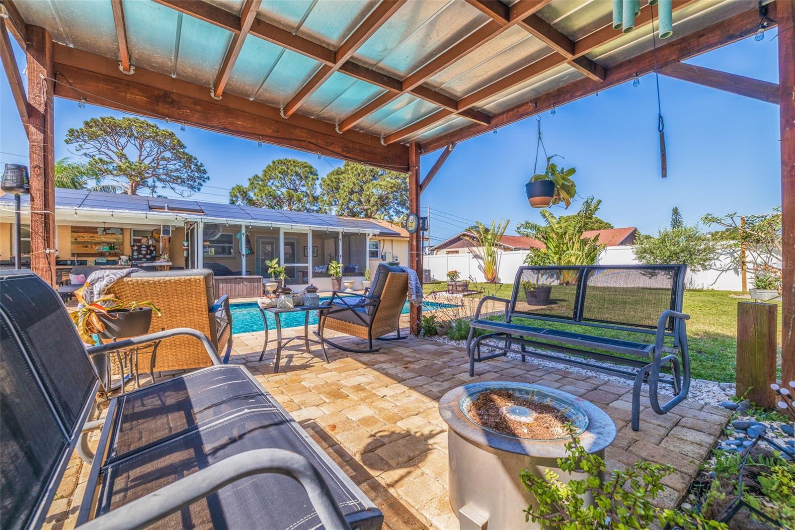 2nd Covered patio
