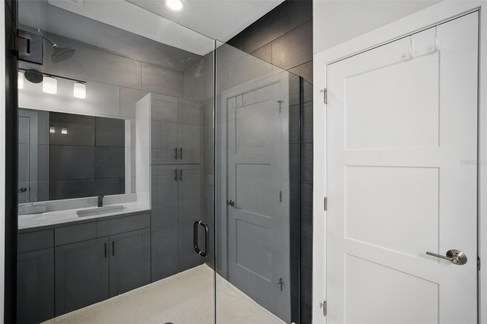 Primary bathroom GORGEOUS shower