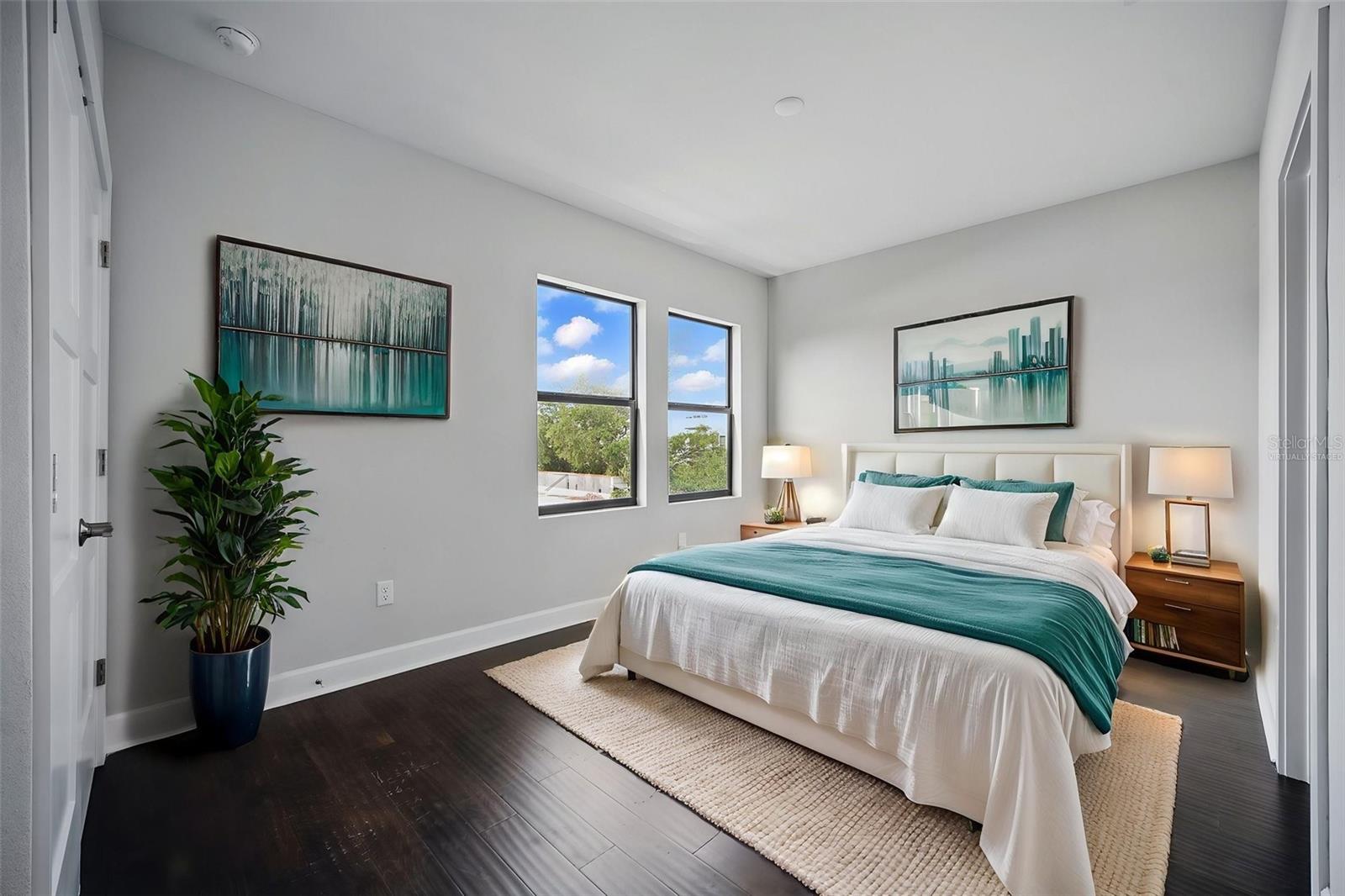 Virtually Staged. Bedroom 2