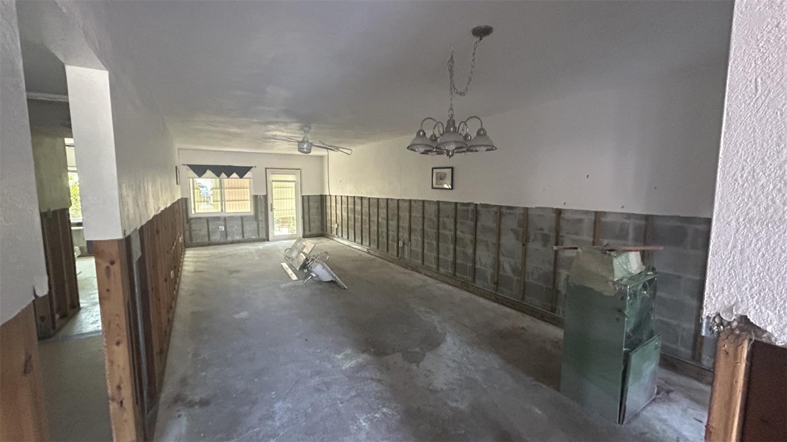 Dining and living rooms