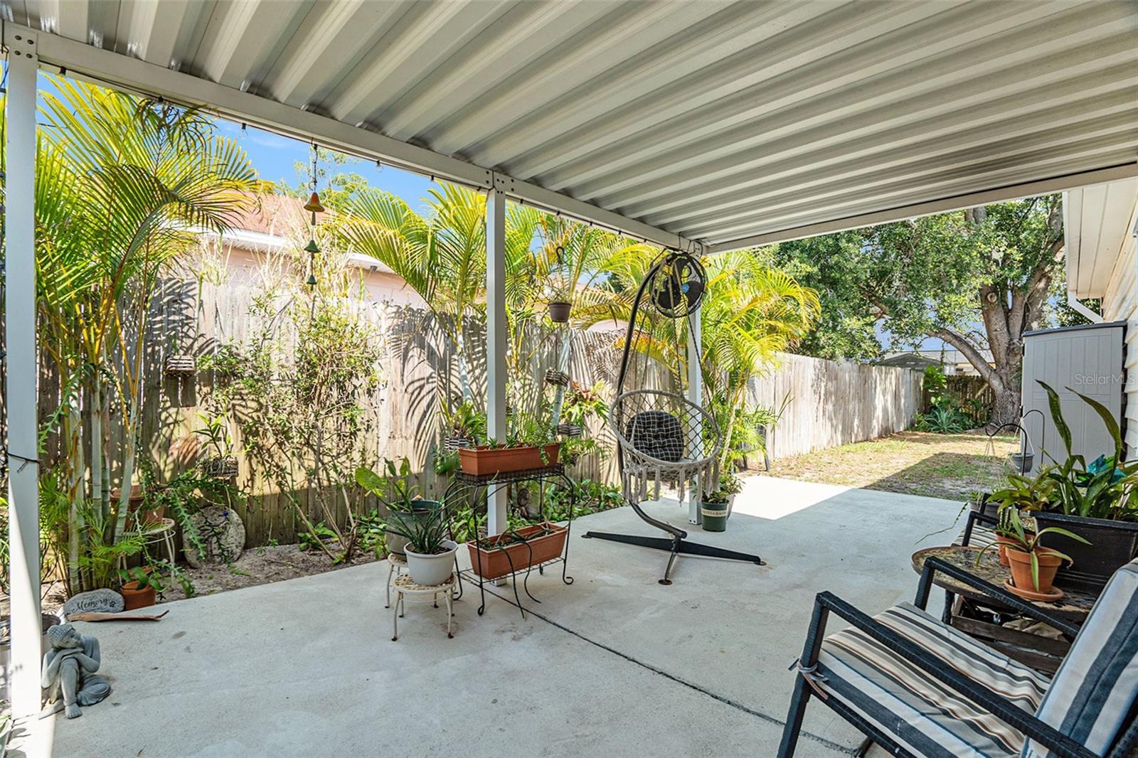 Covered patio