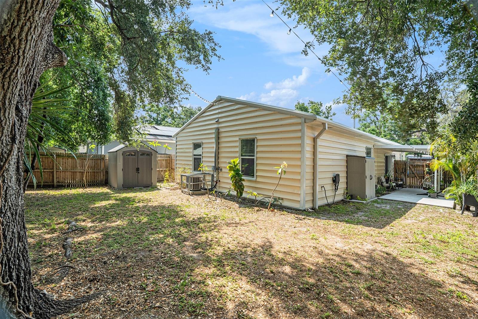 The home comes with 2 sheds for all your storage needs