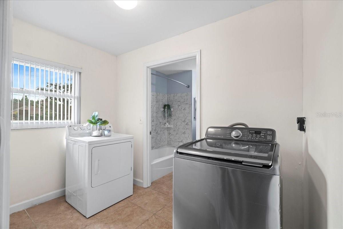 In-law suite laundry room