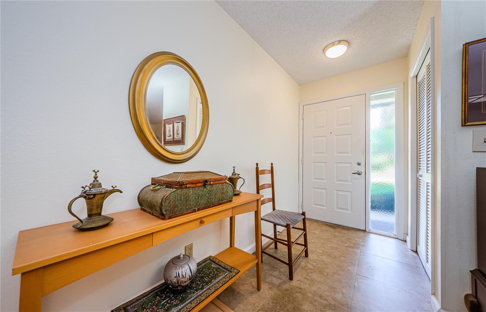 Entry Foyer with closet...