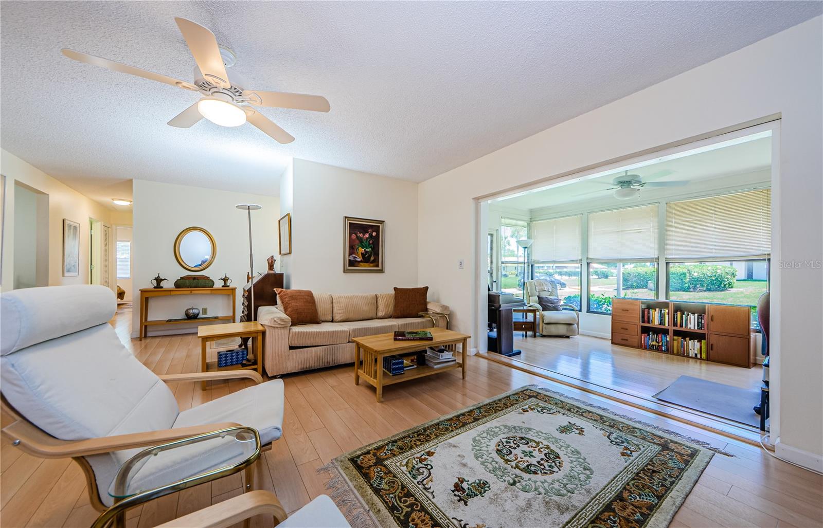 Living room and sun room
