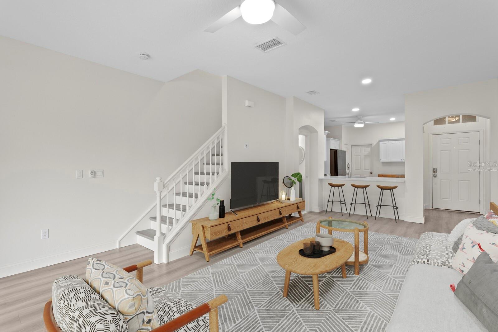 Virtually Staged Room