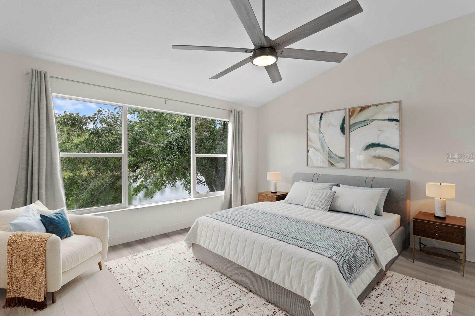 Virtually Staged Room