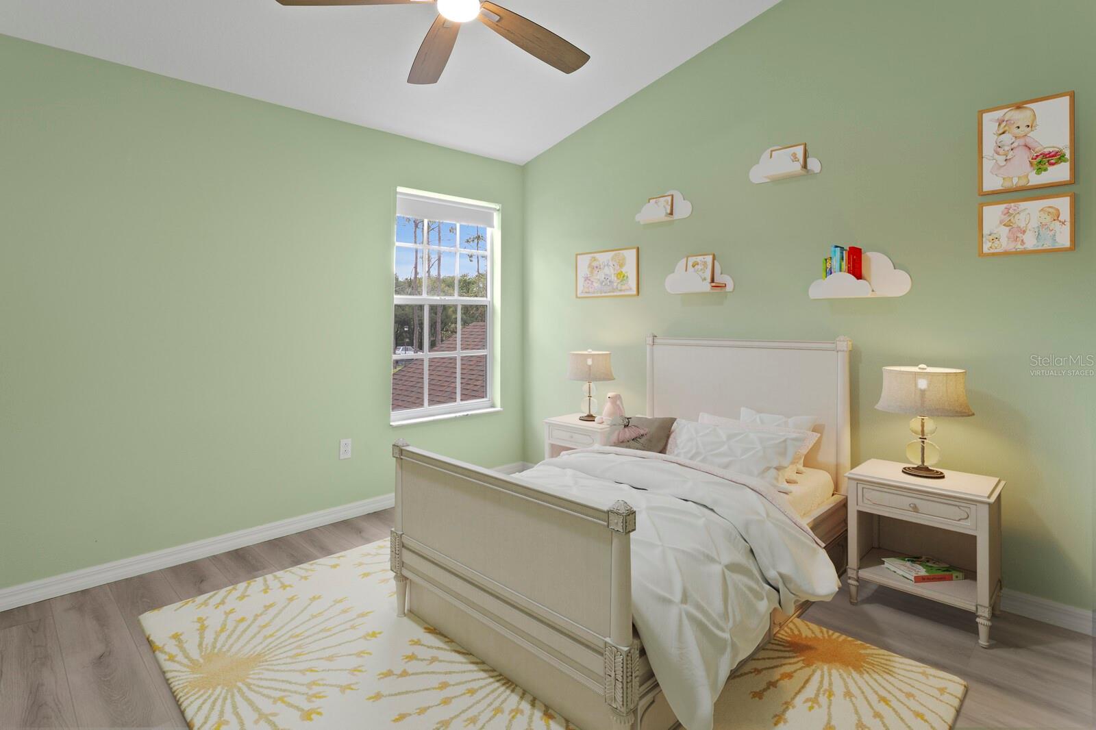 Virtually Staged Room