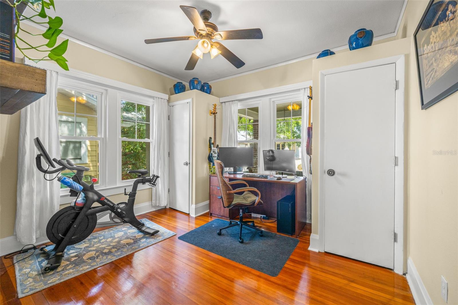 Bedroom 3 also works well as an office or workout room.