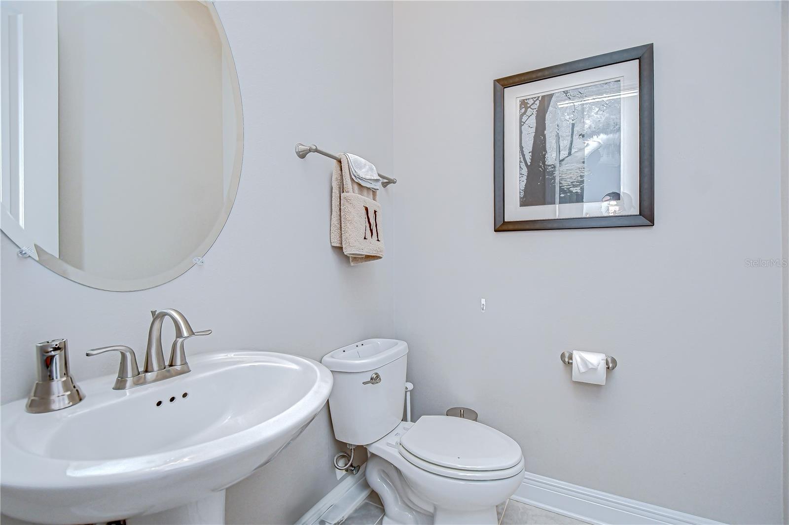 Additional half bath for visitors!