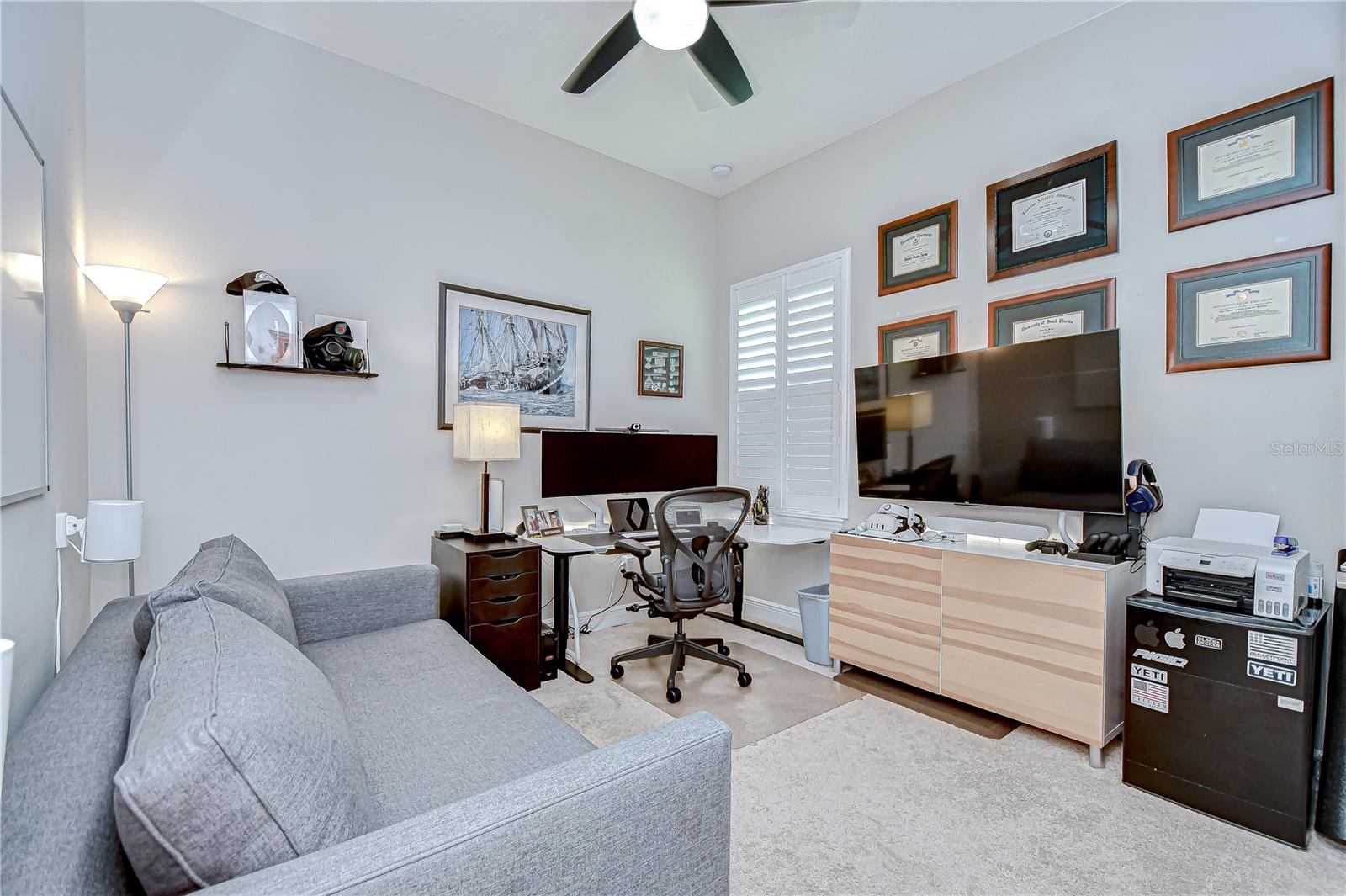 Fourth bedroom on private wing!