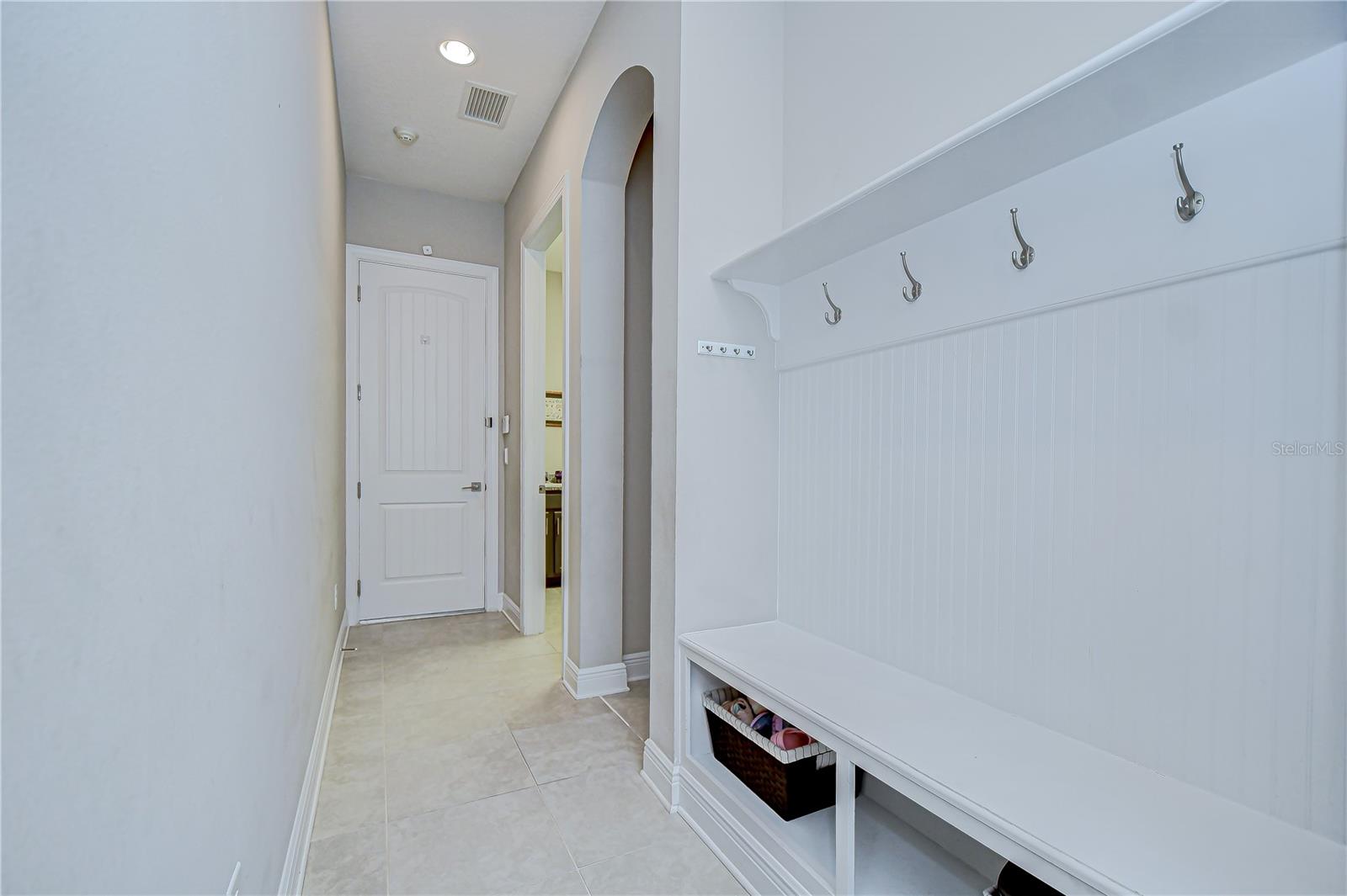 Beautiful entryway storage!