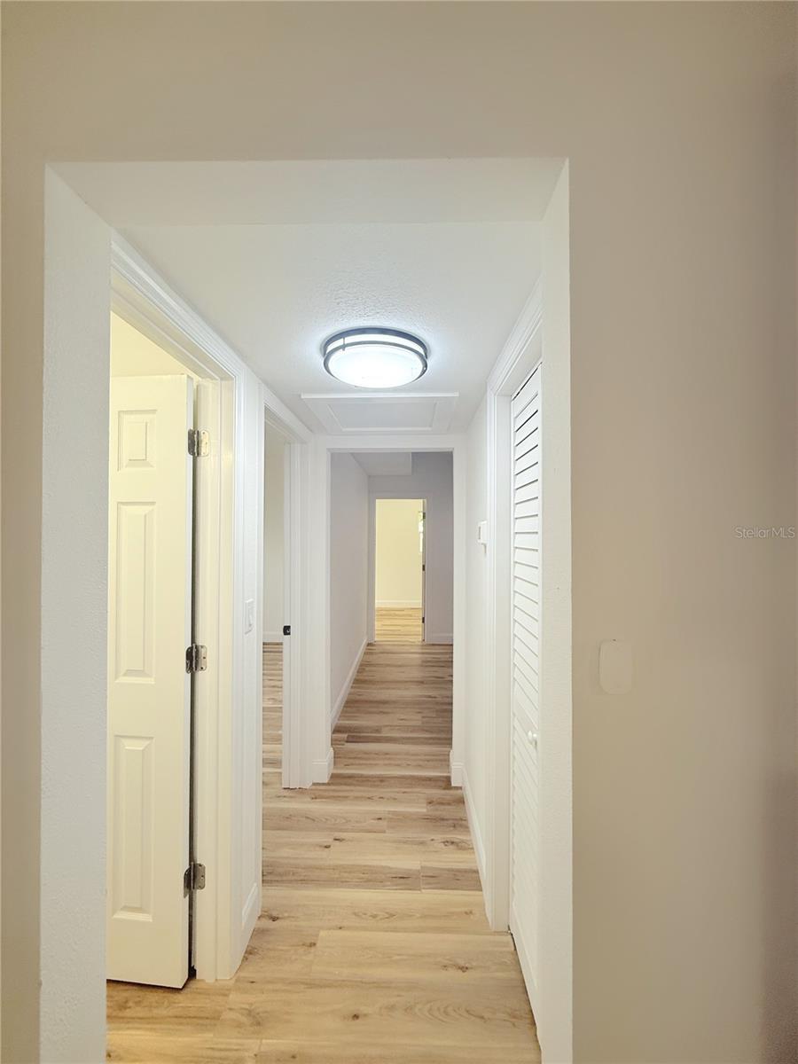 HALL WAY TOWARDS BEDROOMS