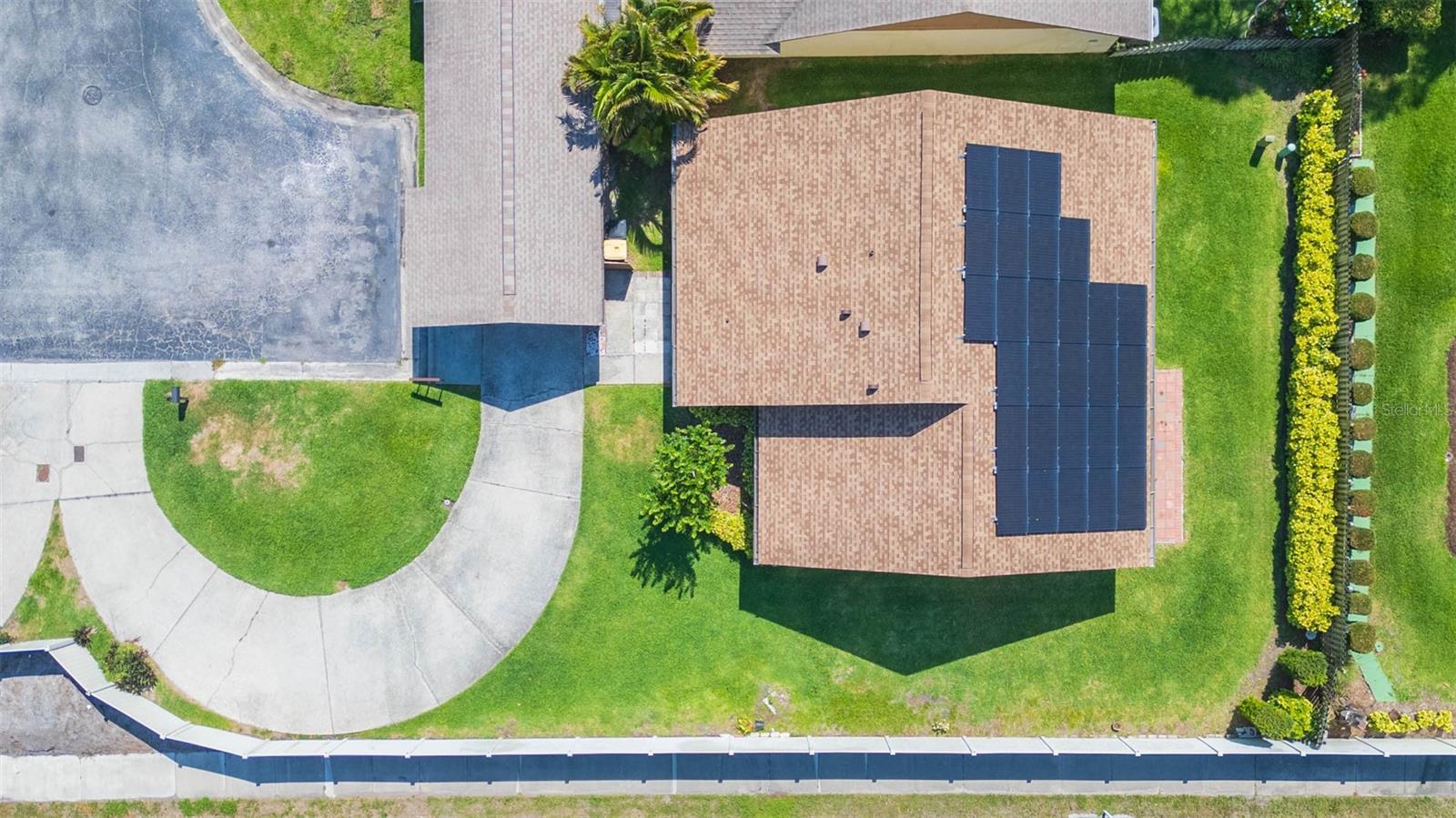 Overhead View of Yard