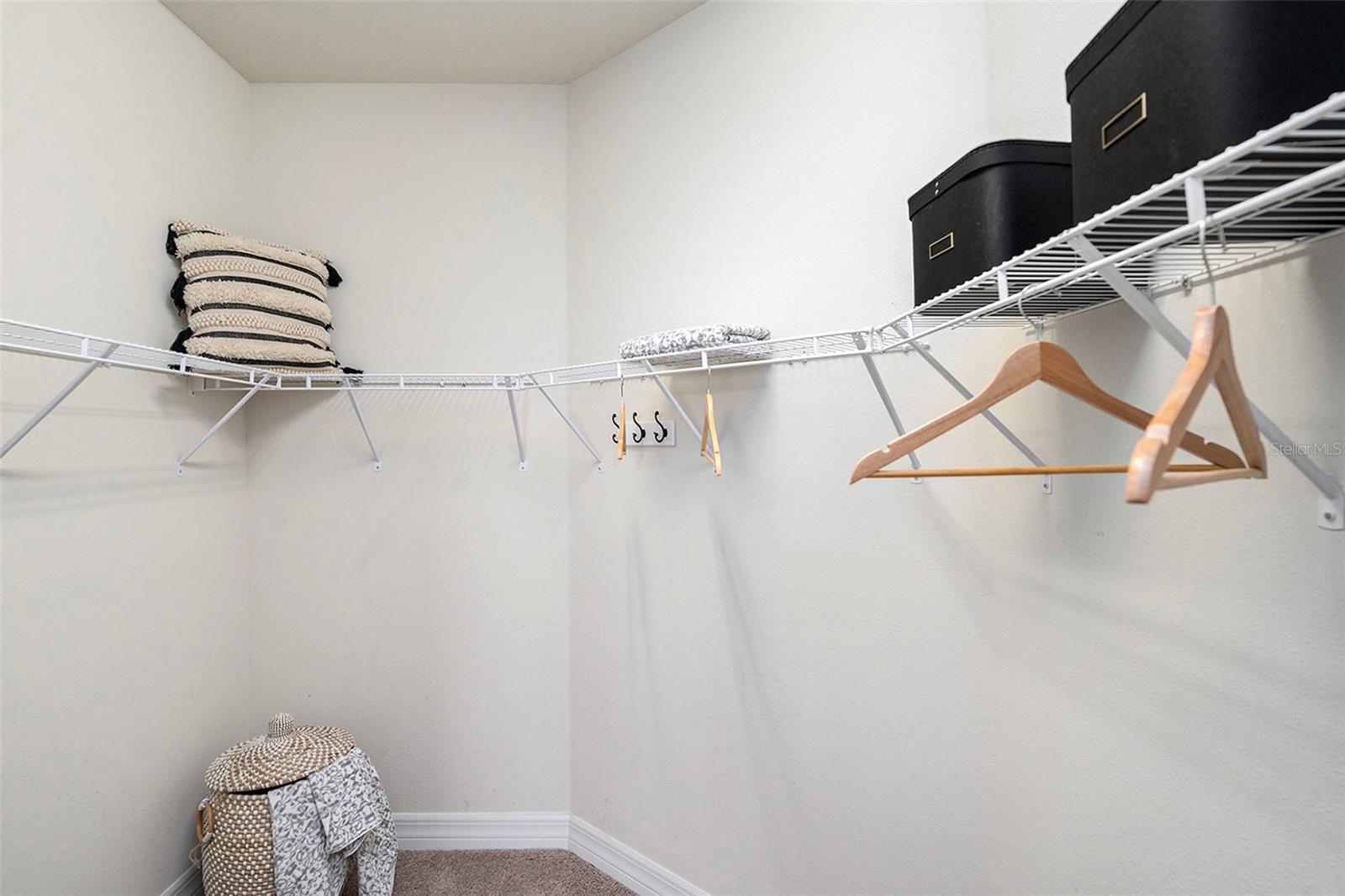 Huge Primary Bedroom closet #1 of 2.  Second bedroom has another closet on the opposite side of the bedroom with double doors
