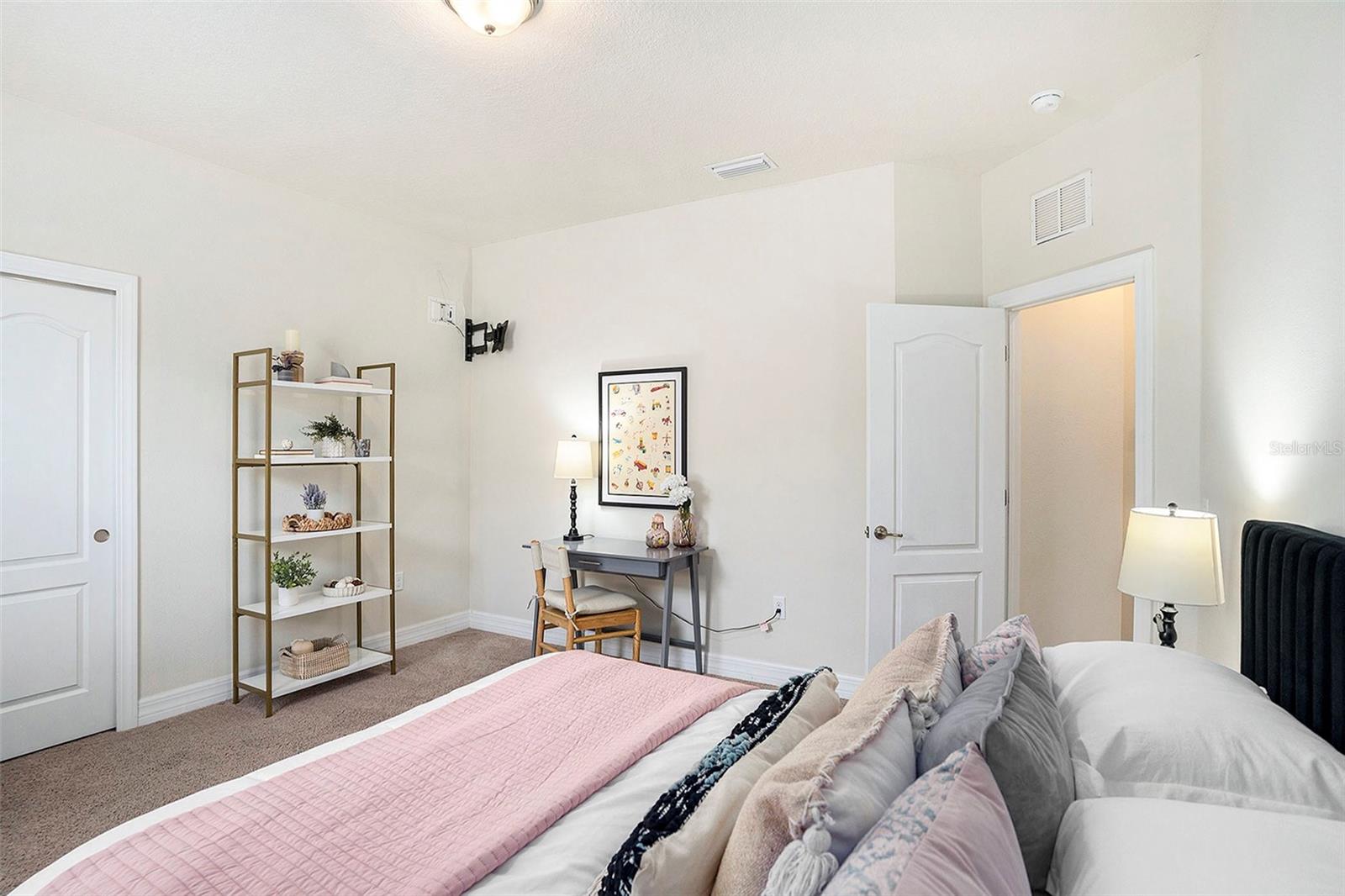 Bedroom #2 is located on the backside of the home