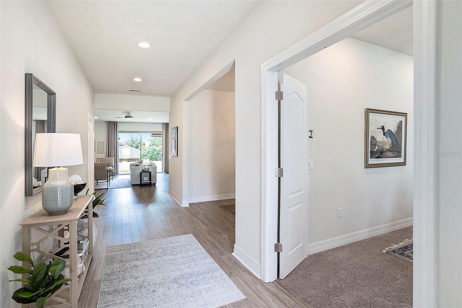 You'll enjoy this extra wide foyer that welcomes you home!