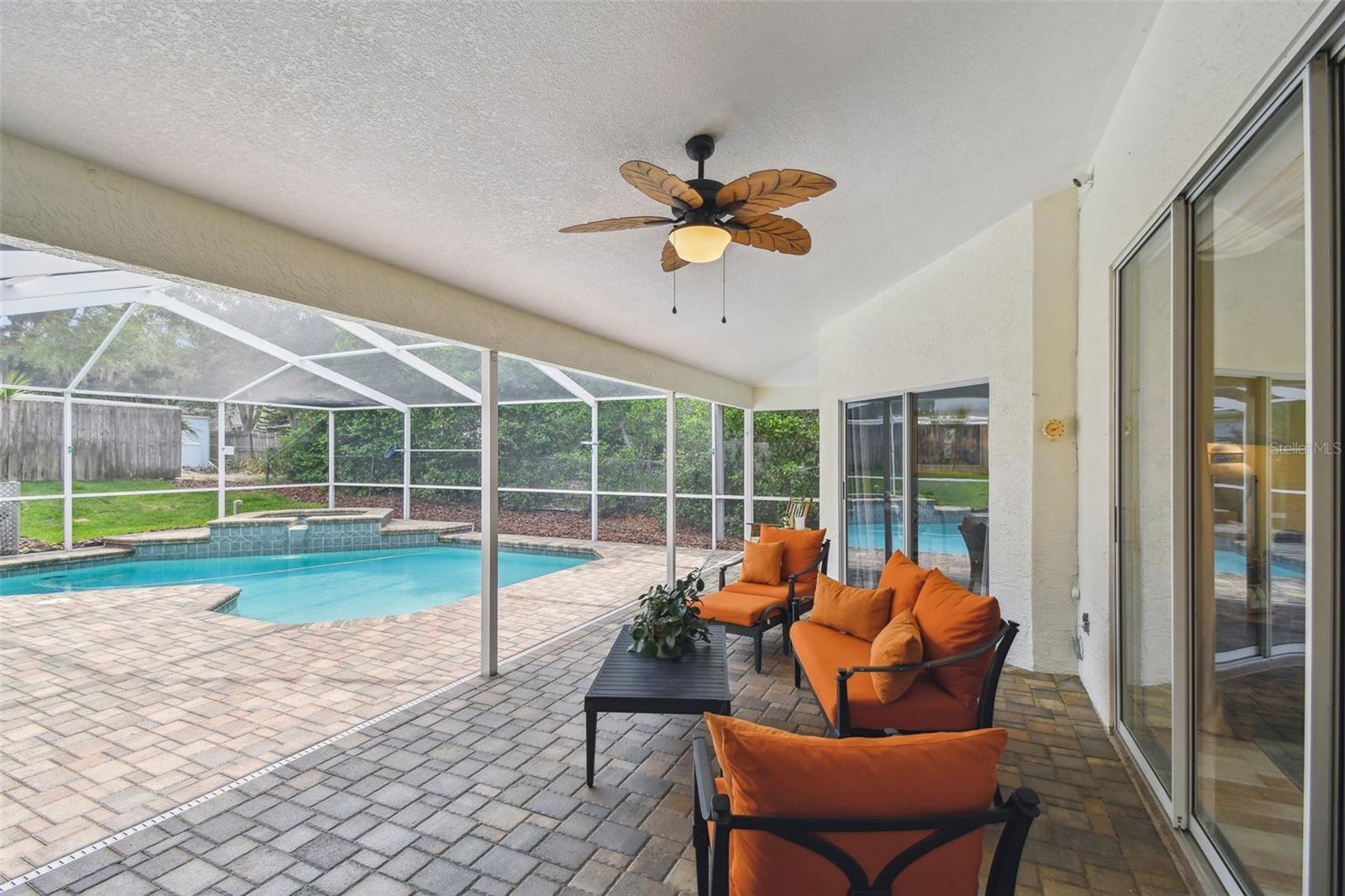 Covered outdoor living space