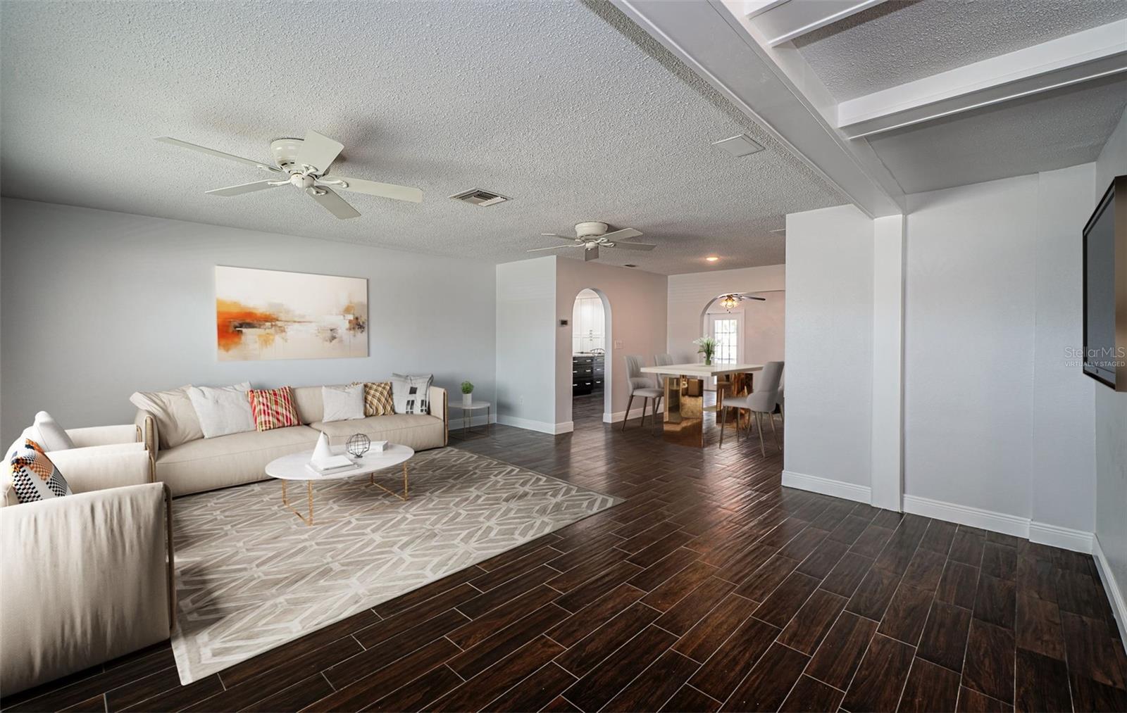 Living Room Virtually Staged
