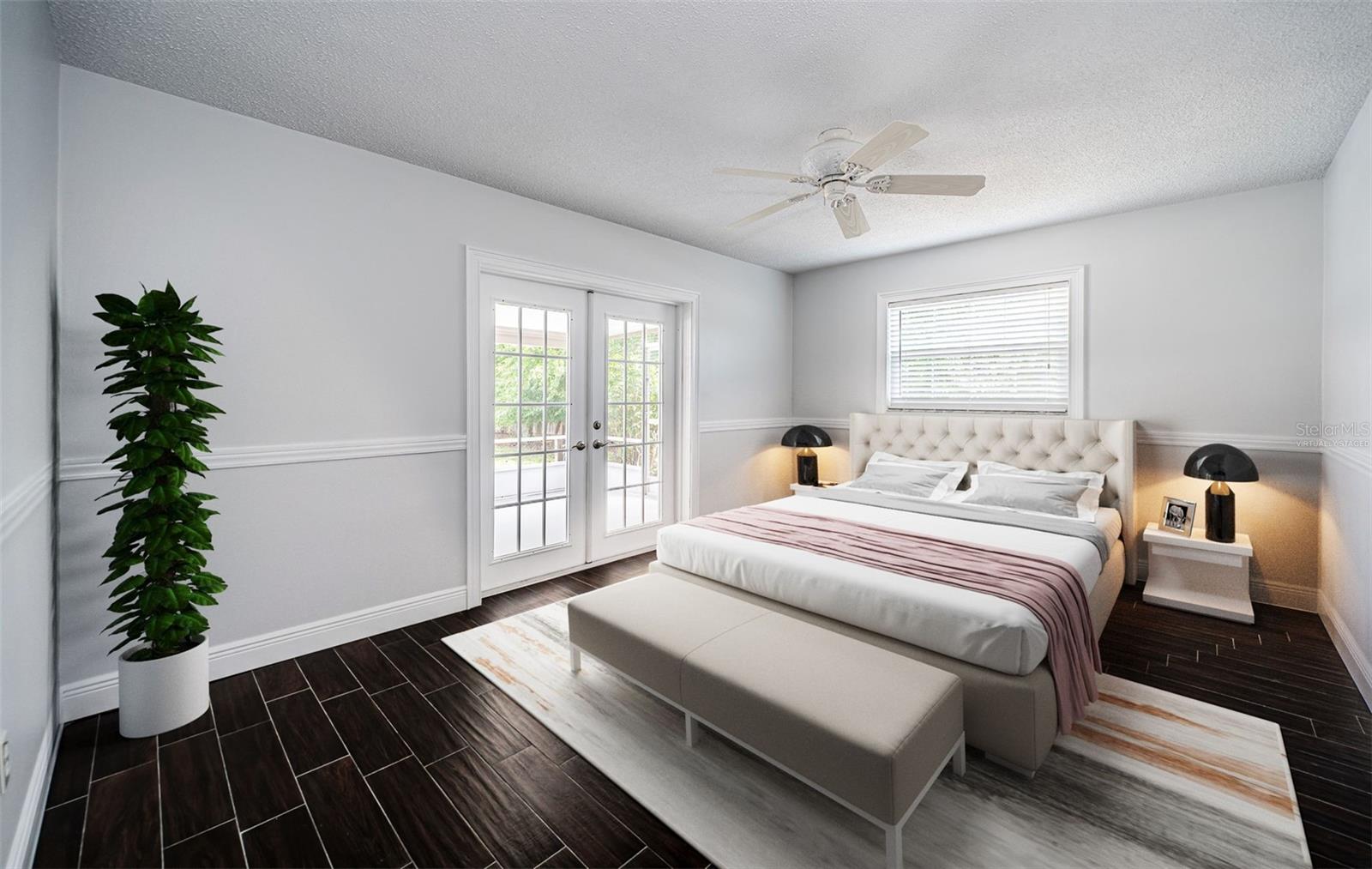 Master Bedroom Virtually Staged