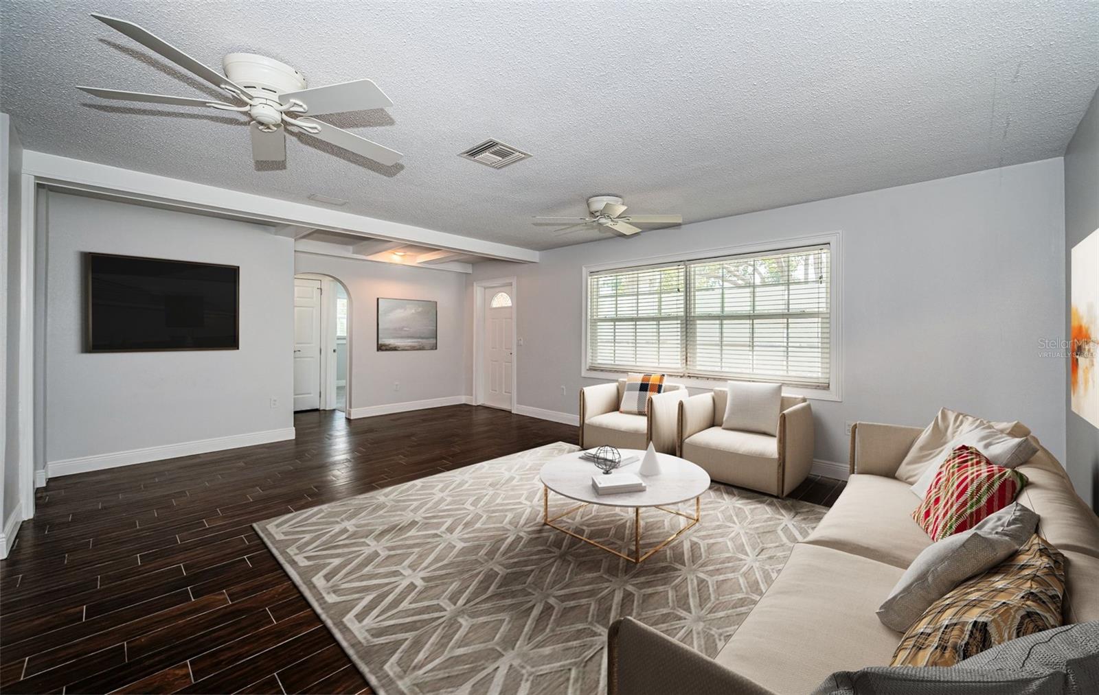 Living Room Virtually Staged