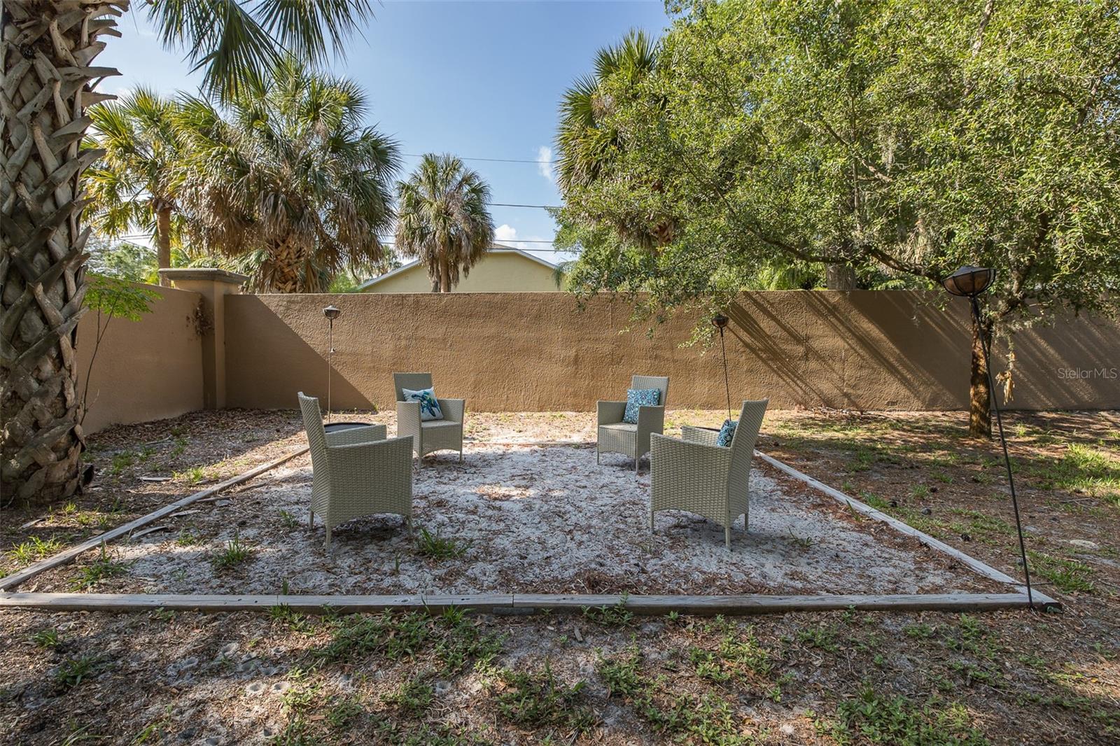 Perfect spot for a future fire pit!