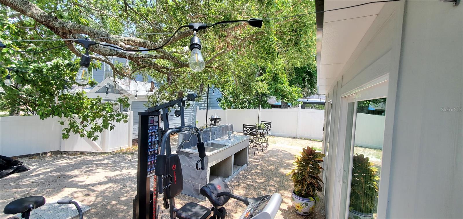 Back patio