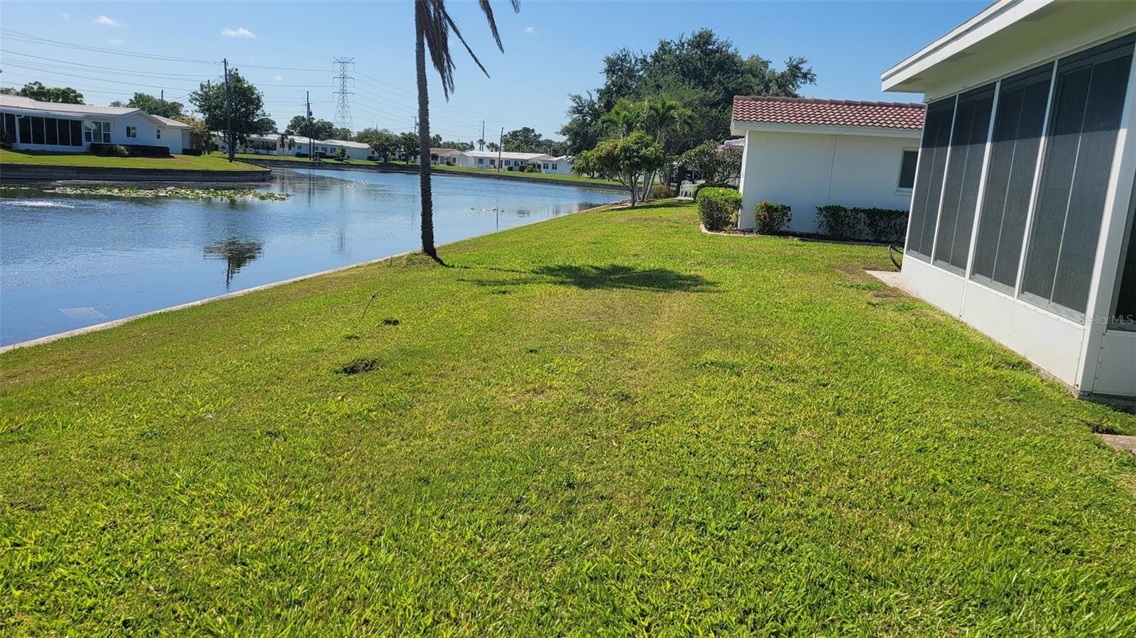 The back yard offers greenspace to be enjoyed.
