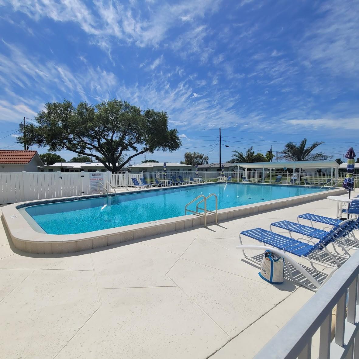 The unit 3 pool is ready to be enjoyed, and so close by!!