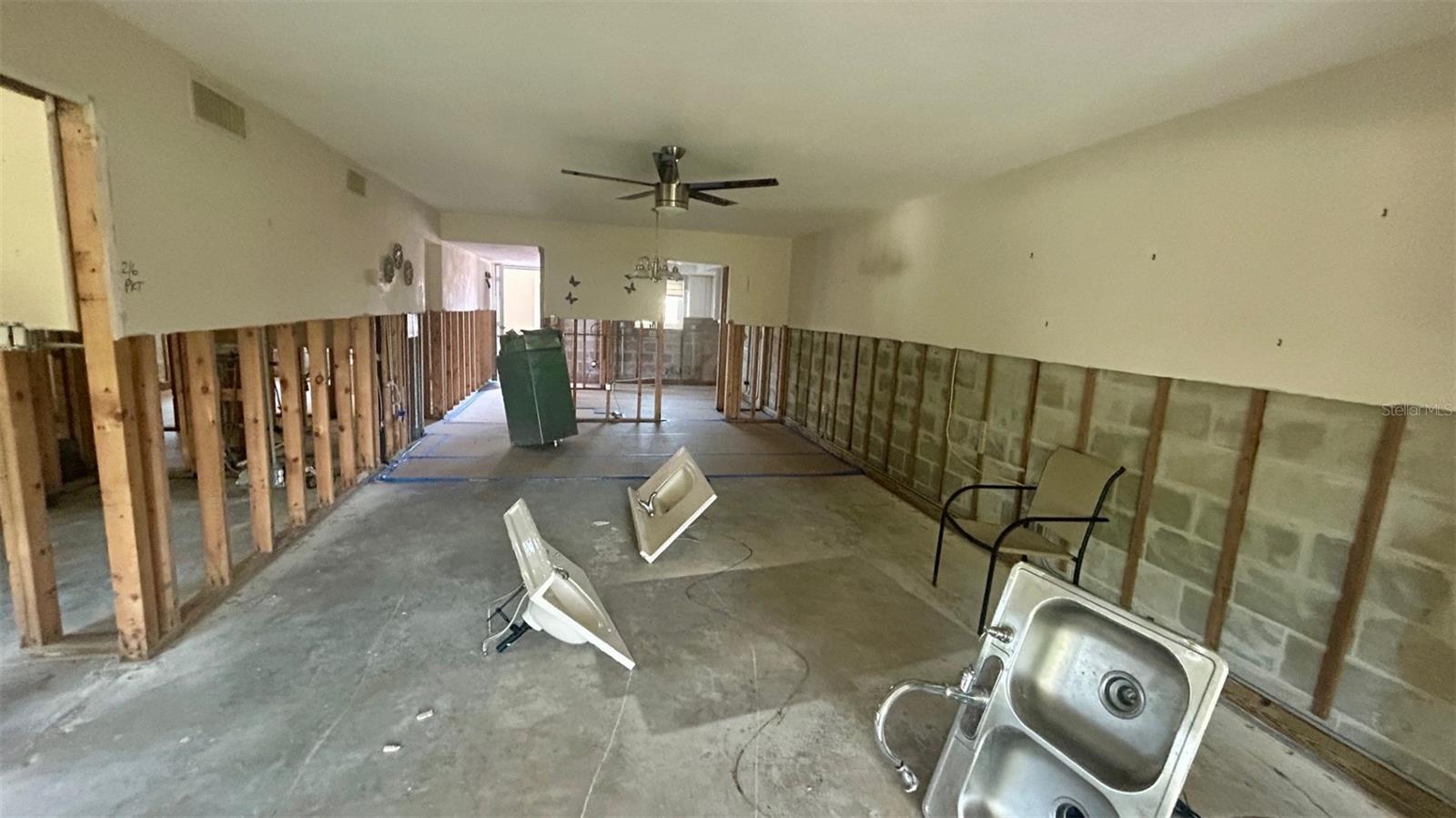 Living and dining space