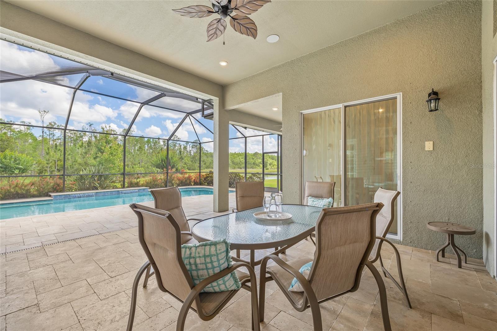 Back patio covered area