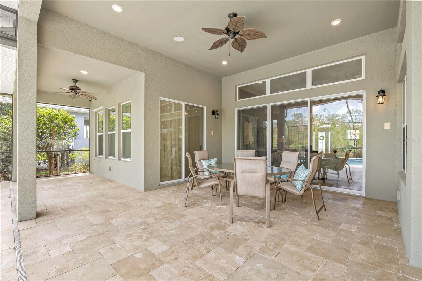Back patio covered area