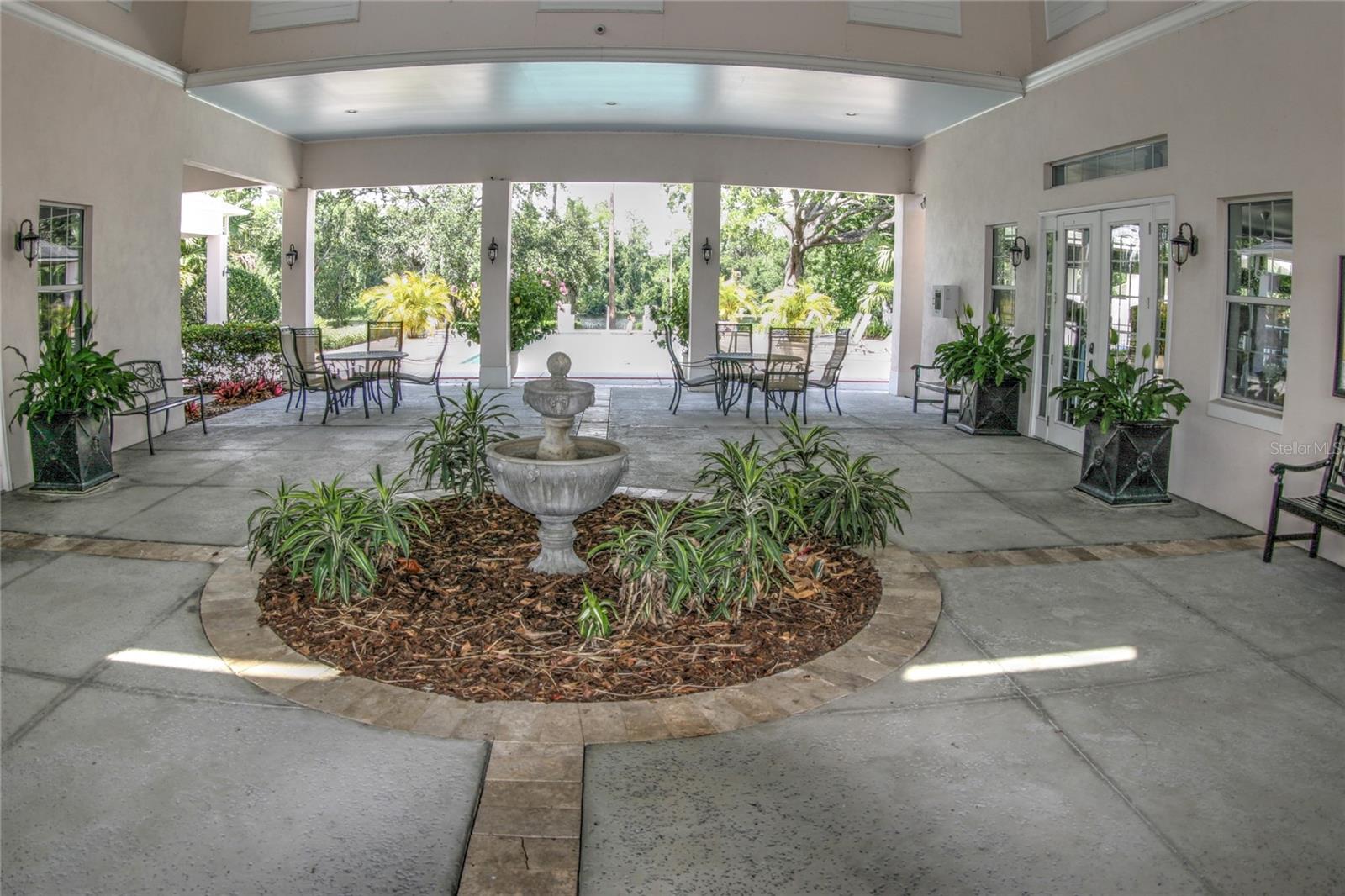 Clubhouse entrance