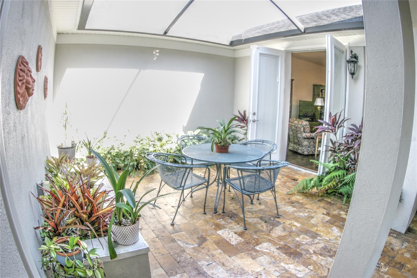 Patio French doors to Living Area