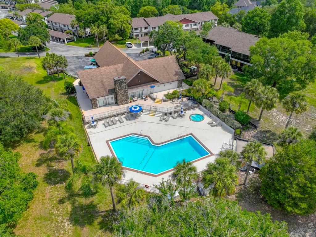 Aerial Pool View