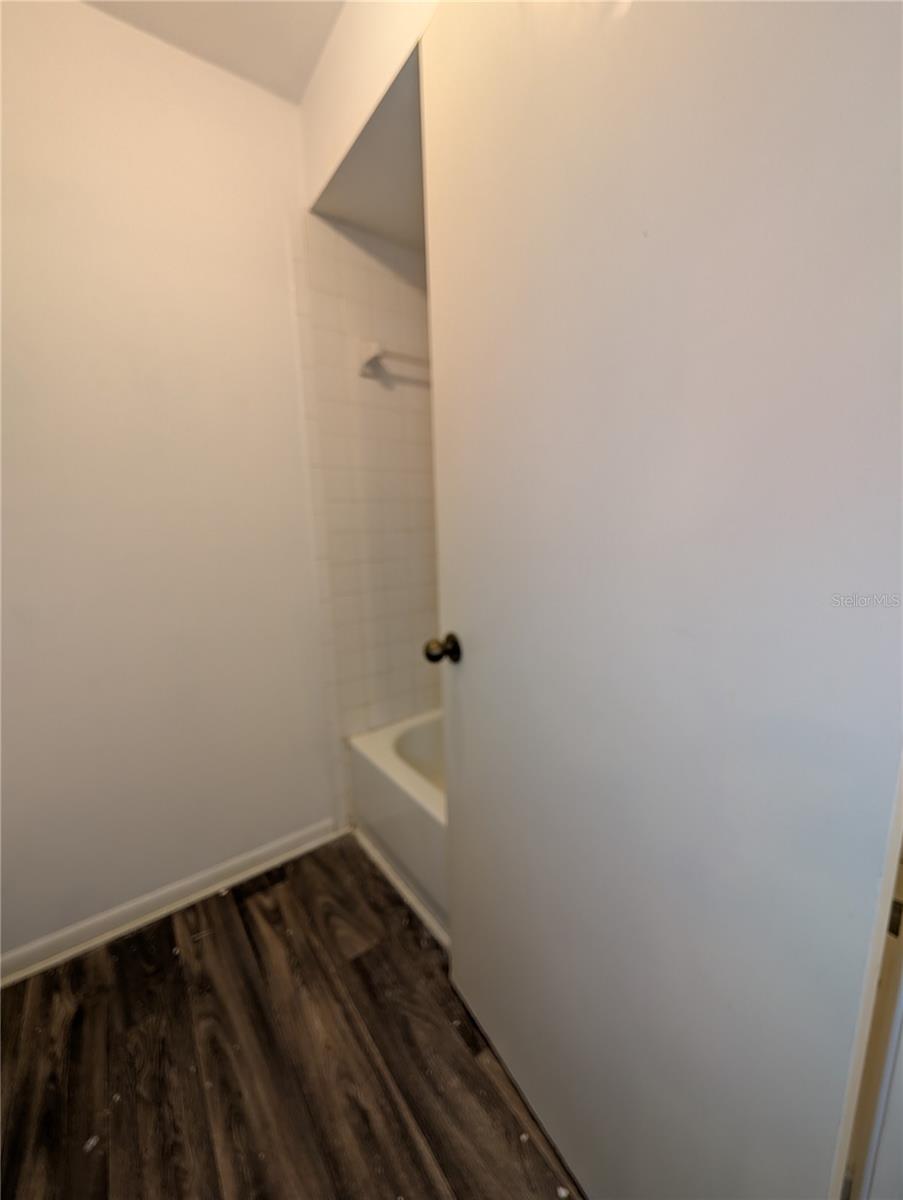 Bathtub to upstairs bathroom