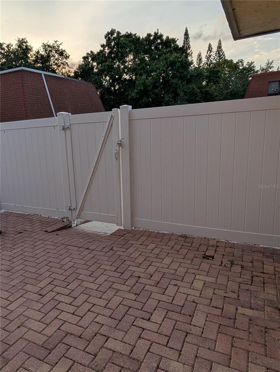 Patio area