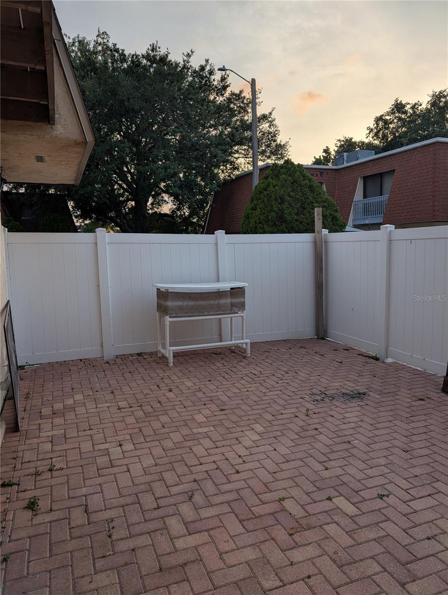 Patio area