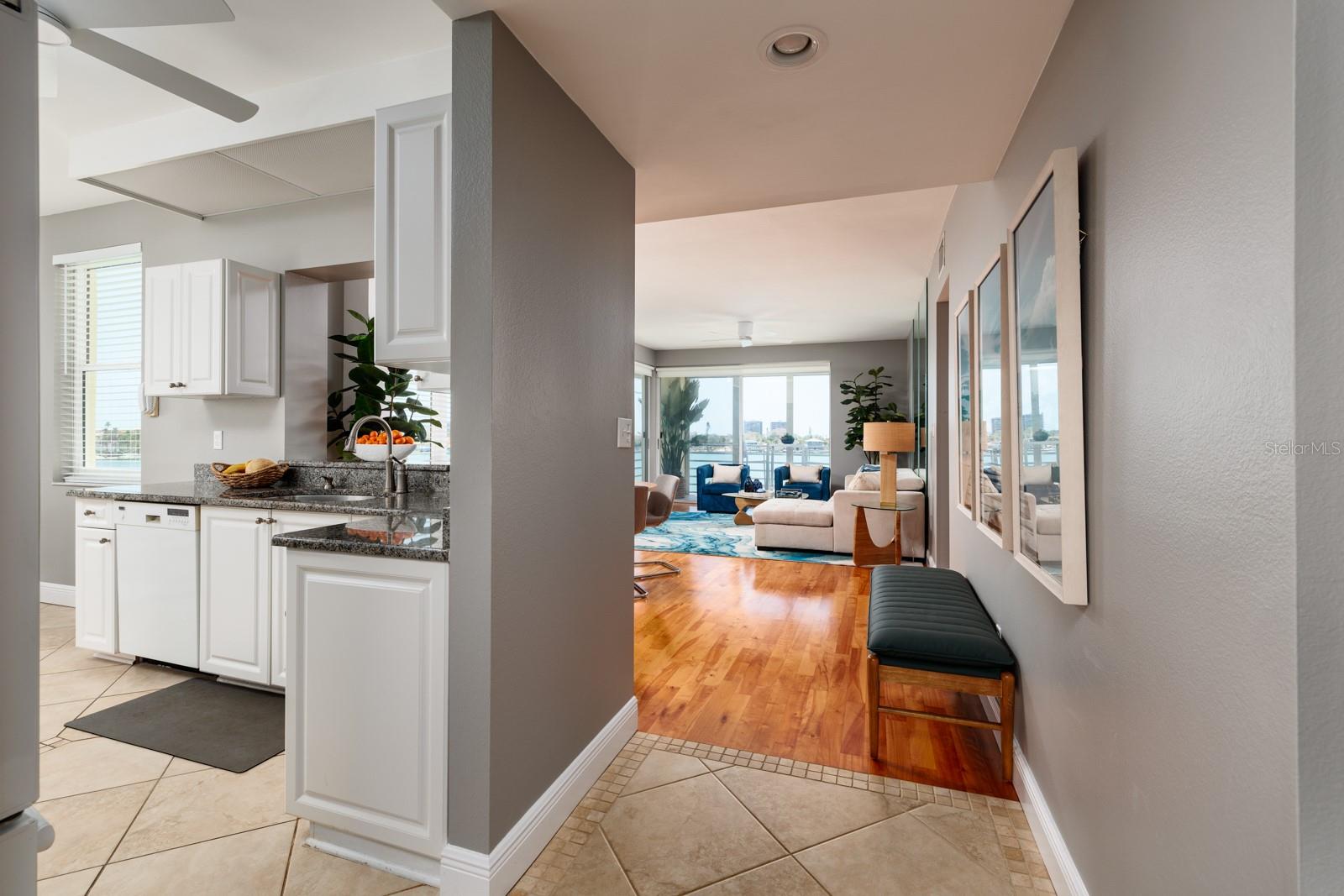 Waterfront views from the moment you walk in!