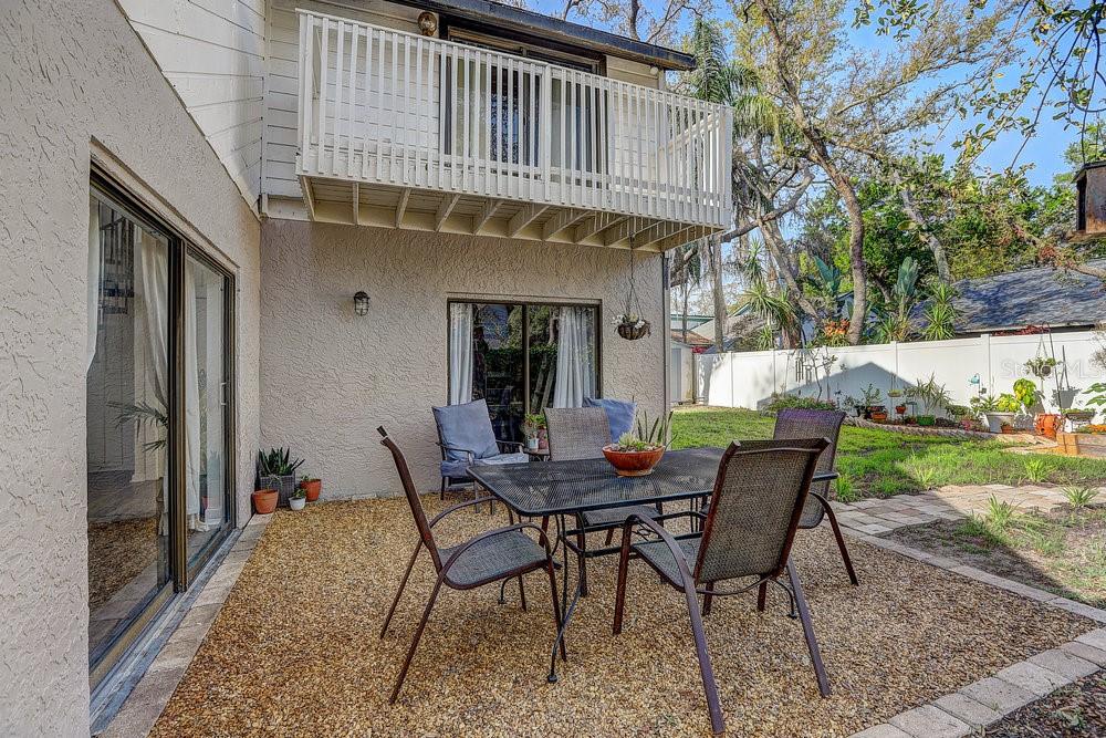 Back Patio and Yard, view of the house