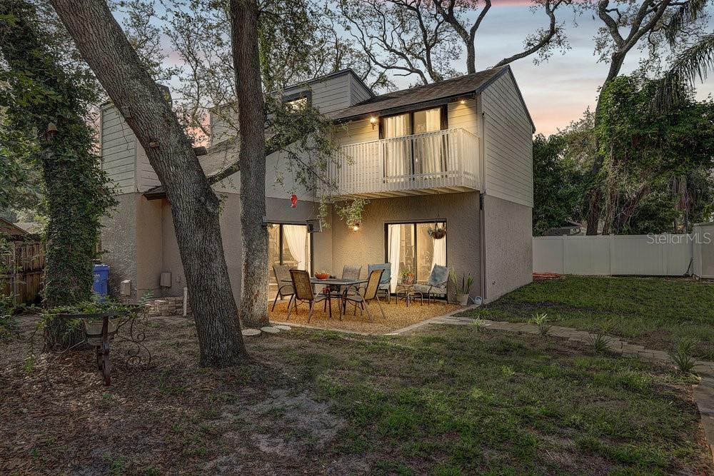 View of back of the house