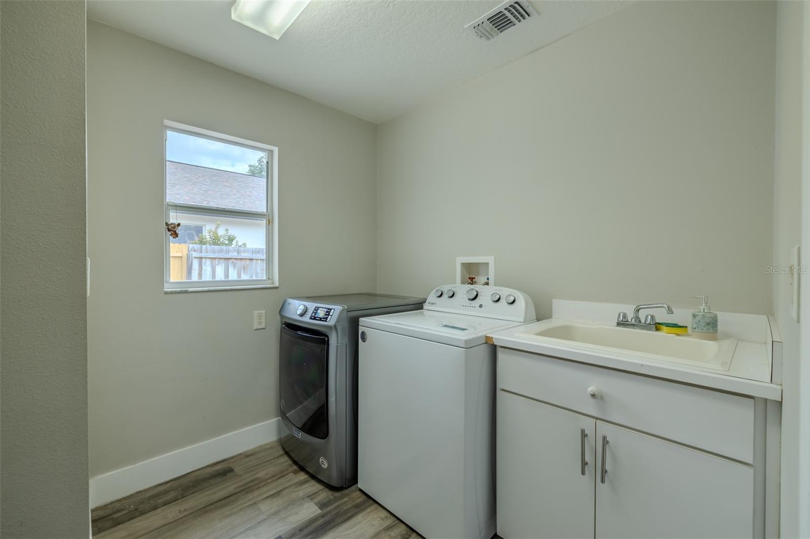 Laundry Room off Kitchen, leads to Garage!